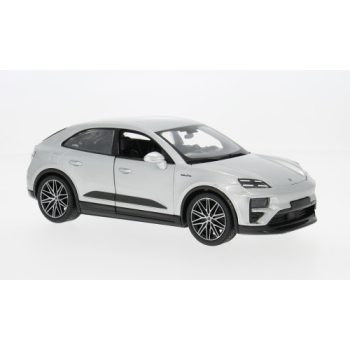 Burago - Porsche Macan Turbo silber 2024 1:24