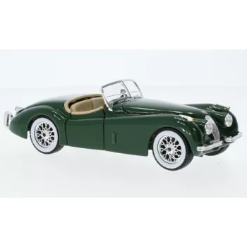 Burago - Bburago, Jaguar XK 120 Roadster, grün, 1951, 1:24