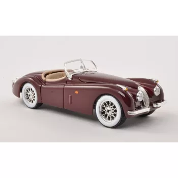 Burago - Jaguar XK 120 Roadster, dunkelrot, 1948, 1:24