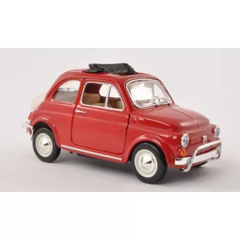 Burago - Bburago, Fiat 500 L, rot, 1968, 1:24