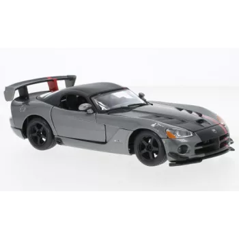 Burago - Dodge Viper SRT10 ACR, grau/schwarz, 1:24