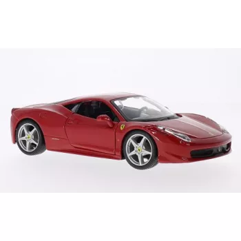 Burago - Ferrari 458 Italia, rot, 1:24