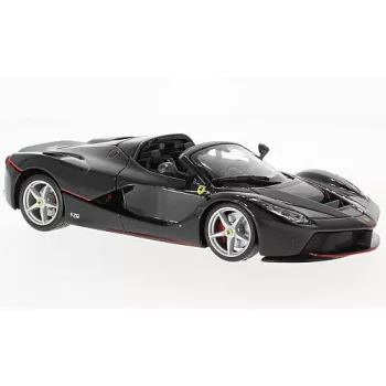 Burago - Bburago, Ferrari LaFerrari Aperta, schwarz, 1:24