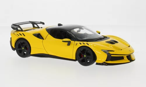 Burago - Ferrari SF90 XX Stradale gelb/schwarz