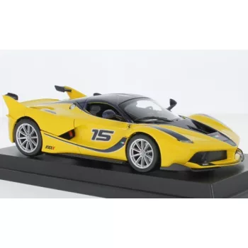 Burago - Ferrari FXX-K, gelb/schwarz, 2015, 1:24