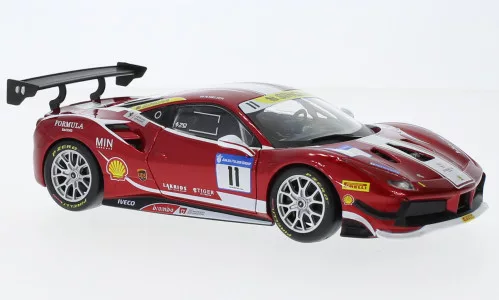Burago - Bburago, Ferrari 488 Challenge, 2017, Formula Racing, #11, 1:24