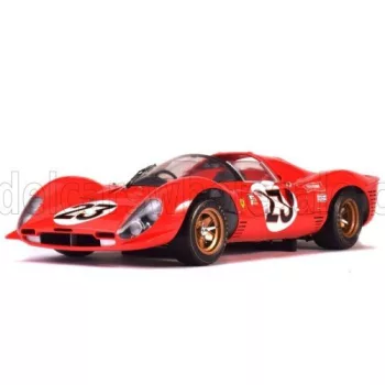   Burago - FERRARI 330 P3 4.0L V12 SPIDER TEAM FERRARI SPA SEFAC N 23 WINNER 24h DAYTONA 1967 LORENZO BANDINI - CHRIS AMON RED