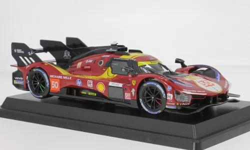Burago - Ferrari 499P 3.0L TURBO V6 24h Le Mans 2025 #50 A.Fuoco/M.Molina