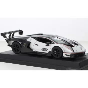   Burago - Lamborghini Essenza SCV12, weiss, Squadra Corse, #63, 1:24