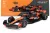 Burago - McLAREN F1  MCL38 TEAM MCLAREN N 81 MIAMI GP 2024 OSCAR PIASTRI - WITH PILOT AND SHOWCASE ORANGE BLACK