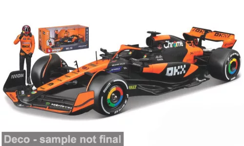 Burago - McLaren MCL38, Formel 1, 2024, #81, 1:24