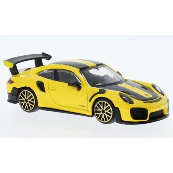 Burago - Bburago, Porsche 911 GT2 RS, gelb/schwarz, 1:43