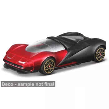 Burago - - Anta Sportiva, rot/schwarz, 2024, 1:43