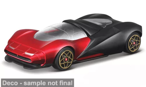 Burago - - Anta Sportiva, rot/schwarz, 2024, 1:43