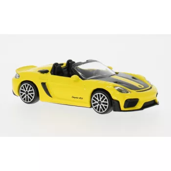 Burago - Porsche 718 Spyder RS, gelb, 2024, 1:43