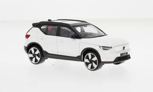 Burago - Volvo EX40 weiss/schwarz 1:43