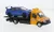 Burago - Bburago, Iveco Daily Transporter, orange/blau, 1:43