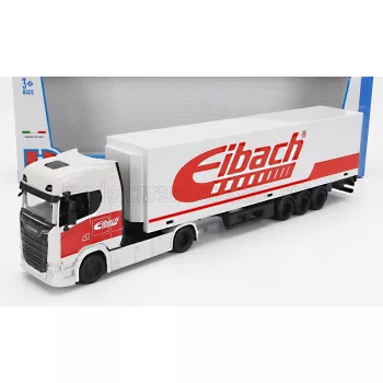 Burago - SCANIA S770 V8 TRUCK EIBACH 2021 WHITE RED