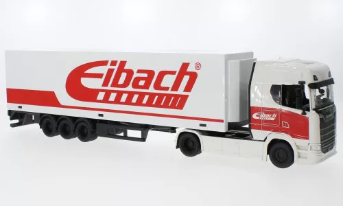 Burago - Bburago, Scania S730 Highline, weiss/rot, Eibach, 1:43