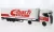 Burago - Bburago, Scania S730 Highline, weiss/rot, Eibach, 1:43