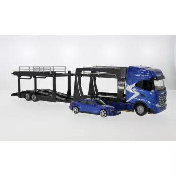 Burago - Iveco S-Way 570 silber/blau 1:43