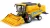 Burago - NEW HOLLAND MIETITREBBIA GOMMATA HARVESTER 2020 YELLOW GREY
