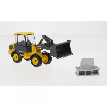 Burago - Volvo L25 W gelb/grau 1:50