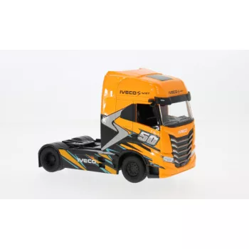 Burago - Iveco S-Way 570 silber/schwarz 1:43