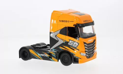 Burago - Iveco S-Way 570 silber/schwarz 1:43