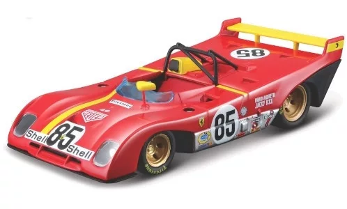 Burago - Bburago, Ferrari 312 P, 6h Watkins Glen, 1972, Scuderia Ferrari, #85, 1:43