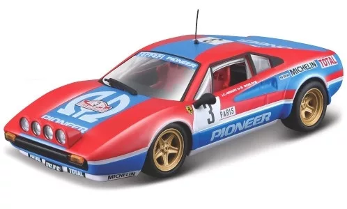 Burago - Ferrari 308 GTB Rally Monte Carlo 1982 Scuderia Ferrari Pioneer #3