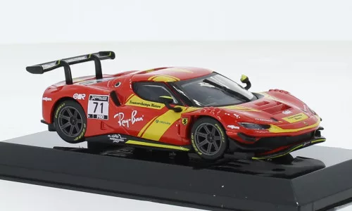 Burago - Bburago, Ferrari 296 GT3, rot/gelb, 1:43
