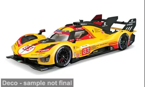 Burago - Ferrari 499P, 24h Le Mans, 2024, #83, 1:43