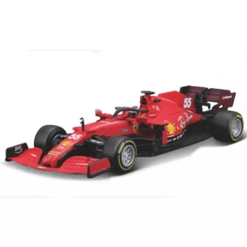   Burago - Bburago, Ferrari SF21, Formel 1, 2021, Scuderia Ferrari, #55, 1:43