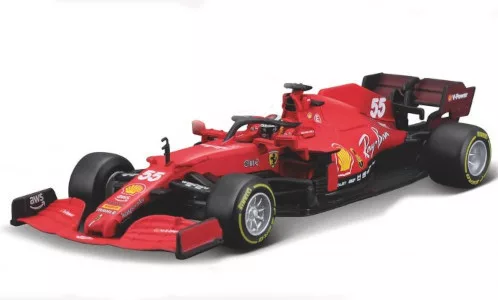 Burago - Bburago, Ferrari SF21, Formel 1, 2021, Scuderia Ferrari, #55, 1:43