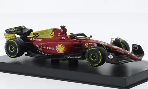 Burago - Ferrari F1-75, Formel 1, GP Monza, 2022, Scuderia Ferrari, #55, 1:43