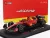 Burago - FERRARI F1  SF-23 TEAM SCUDERIA FERRARI N 16 4th MONZA ITALY GP 2023 CHARLES LECLERC - WITH PILOT AND SHOWCASE RED BLACK YELLOW