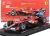 Burago - FERRARI F1  SF-24 TEAM SCUDERIA FERRARI N 55 5th MIAMI GP 2024 CARLOS SAINZ - WITH PILOT AND SHOWCASE RED BLACK LIGHT BLUE