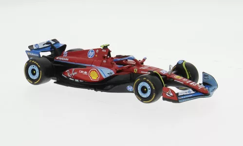 Burago - Ferrari SF-24 Formel 1 GP Miami 2024 Scuderia Ferrari #55 C.Sainz Jr. 1:43