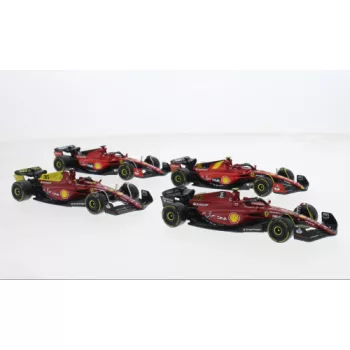 Burago - Ferrari 4er Set: Ferra Bburago 1:43