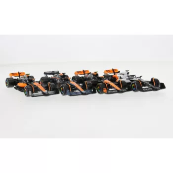   Burago - McLaren 4er Set: McLaren Formula 1, Formel 1, McLaren F1 Team, 1:43