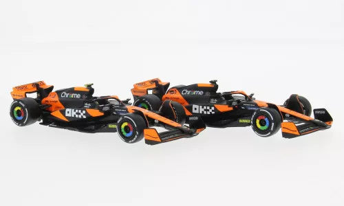 Burago - McLaren 2er-Set: MCL38, 2024, 1:43