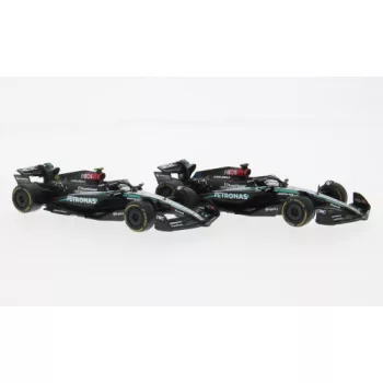 Burago - Mercedes 2er-Set: AMG Petronas F1 W15, 2024, 1:43