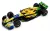 Burago - McLAREN F1  MCL38 TEAM MCLAREN N 4 4th MONACO GP (SENNA 30th ANNIVERSARY) 2024 LANDO NORRIS YELLOW GREEN BLACK