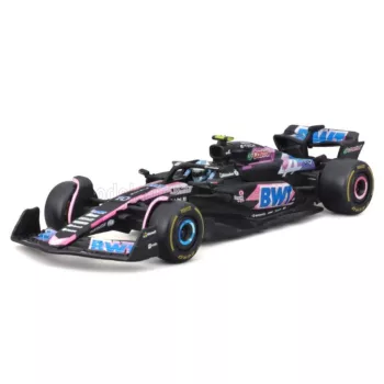   Burago - ALPINE F1  A524 TEAM BWT ALPINE N 31 SEASON 2024 ESTEBAN OCON BLACK BLUE PINK