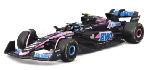 Burago - ALPINE F1  A524 TEAM BWT ALPINE N 31 SEASON 2024 ESTEBAN OCON BLACK BLUE PINK