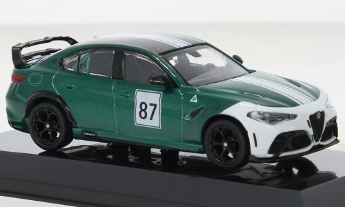 Burago - Bburago, Alfa Romeo Giulia GTA, grün/weiss, #87, 1:43