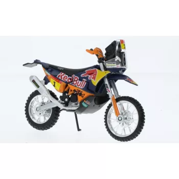   Burago - Bburago, KTM 450 Rally, Rally Dakar, 2019, Red Bull, #1, 1:18