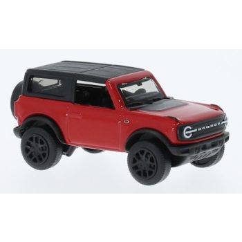   Burago - Bburago, Ford Bronco Wildtrak, rot/schwarz, 2021, 1:64
