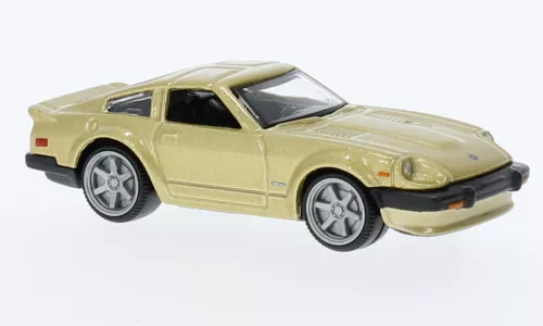 Burago - Bburago, Datsun 280ZX (S13), gold, 1980, 1:64